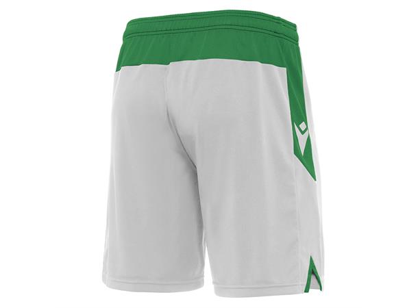 Tempel Match Day Short WHT/GRN M Teknisk kampshorts - Unisex 