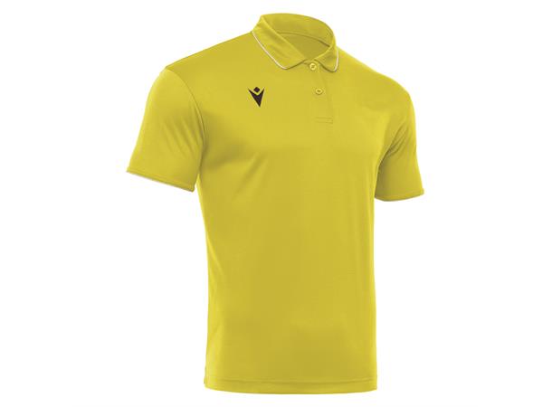 Draco Hero Polo YEL 3XS Poloskjorte i elastisk stoff 