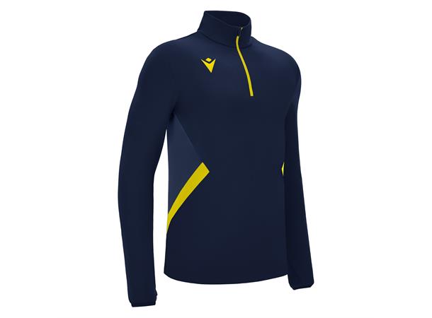 Piave 1/4 Zip Top NAV/YEL 3XS Teknisk treningsgenser - Unisex 