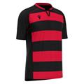 Alabaster shirt BLK/RED XXS Teknisk kamp og treningsdrakt - Unisex